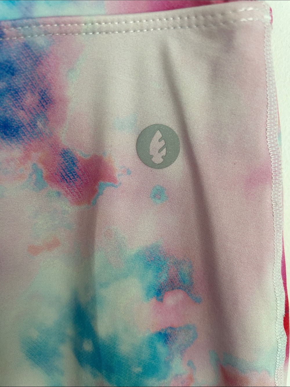 Tie-Dye Pink & Blue Athletic Skater Skirt - Picture 2 of 6